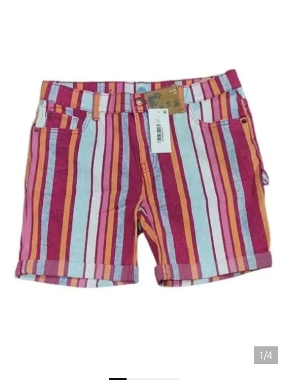 NWT Thereabouts Striped Kids Carpenter Shorts - Multicolor